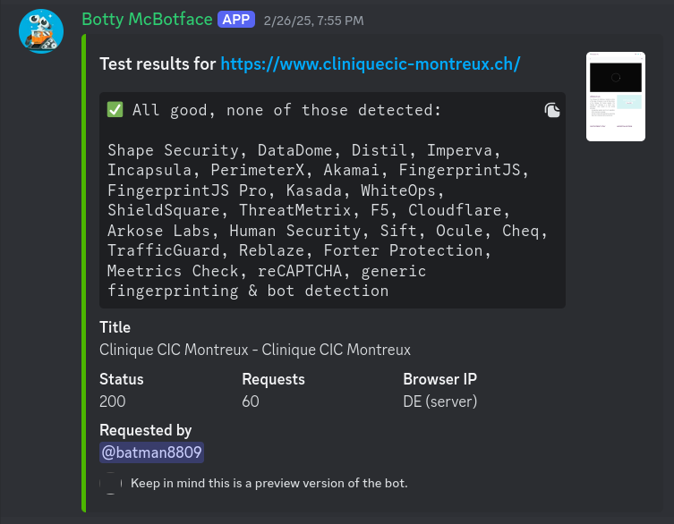 Antibot Tactics
